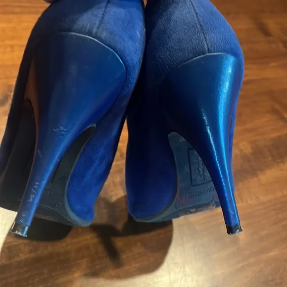 Christian Siriano Royal Blue Shoes - Picture 5 of 8